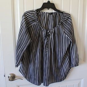 Milano striped blouse size small